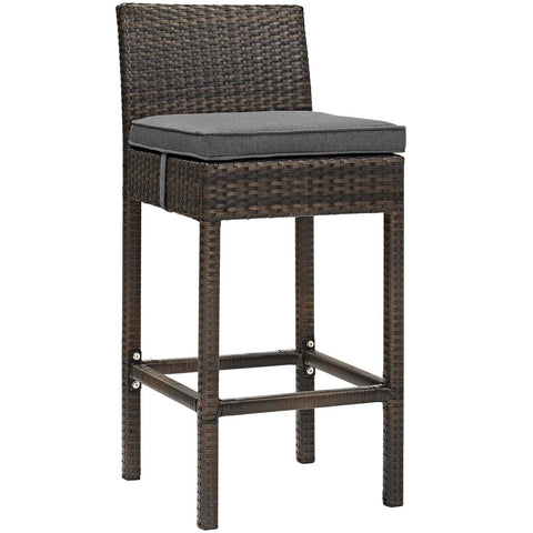 Conduit Outdoor Patio Wicker Rattan Bar Stool Modway Model: eei-2799