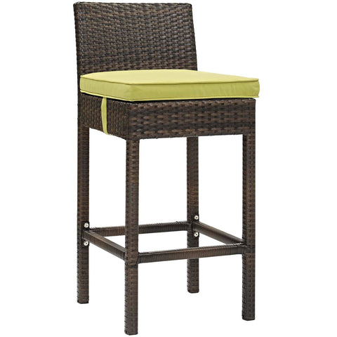 Conduit Outdoor Patio Wicker Rattan Bar Stool Modway Model: eei-2799