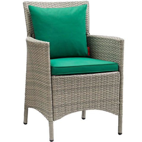 Conduit Outdoor Patio Wicker Rattan Dining Armchair Modway Model: eei-2802