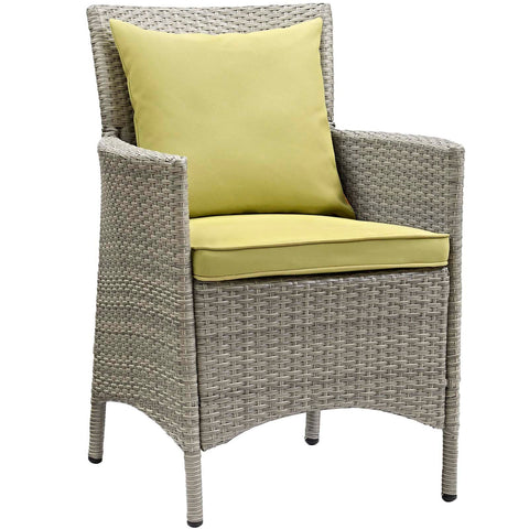 Conduit Outdoor Patio Wicker Rattan Dining Armchair Modway Model: eei-2802