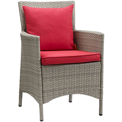 Conduit Outdoor Patio Wicker Rattan Dining Armchair Modway Model: eei-2802
