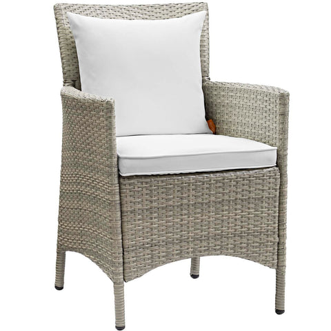 Conduit Outdoor Patio Wicker Rattan Dining Armchair Modway Model: eei-2802