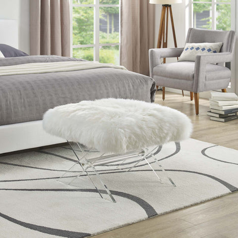 Swift Sheepskin Bench Modway Model: eei-2843