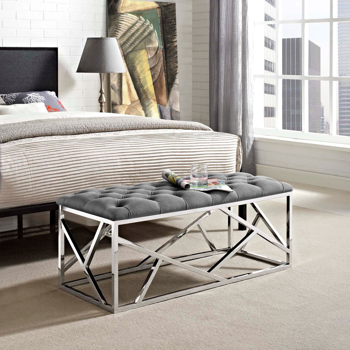 Intersperse Bench Modway Model: eei-2867