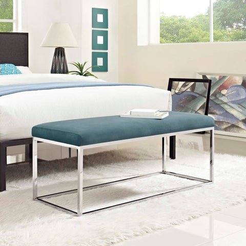Anticipate Performance Velvet Bench Modway Model: eei-2869