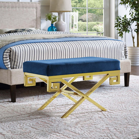 Rove Velvet Performance Velvet Bench Modway Model: eei-2879