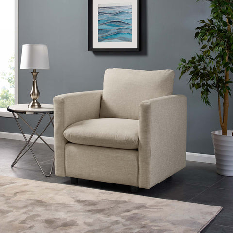 Activate Upholstered Fabric Armchair Modway Model: eei-3045