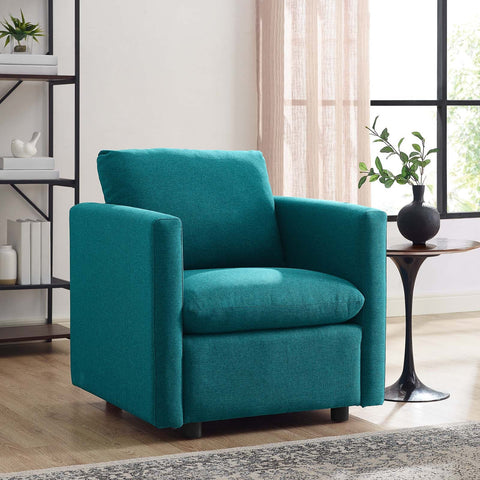 Activate Upholstered Fabric Armchair Modway Model: eei-3045