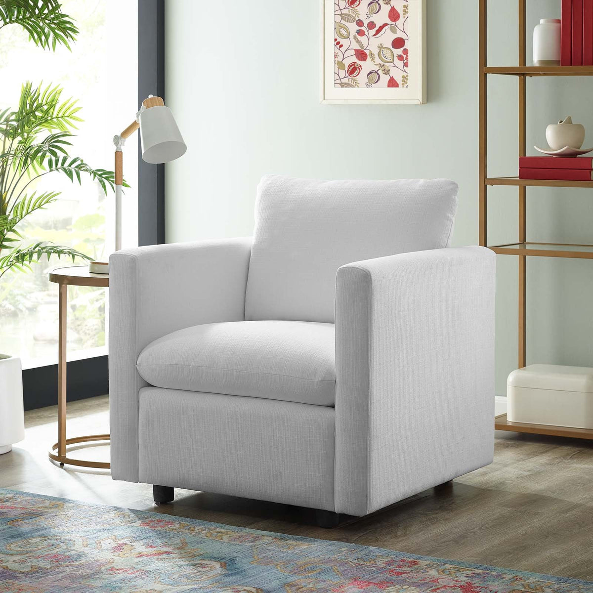 Activate Upholstered Fabric Armchair Modway Model: eei-3045