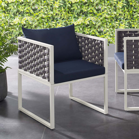 Stance Outdoor Patio Aluminum Dining Armchair Modway Model: eei-3053