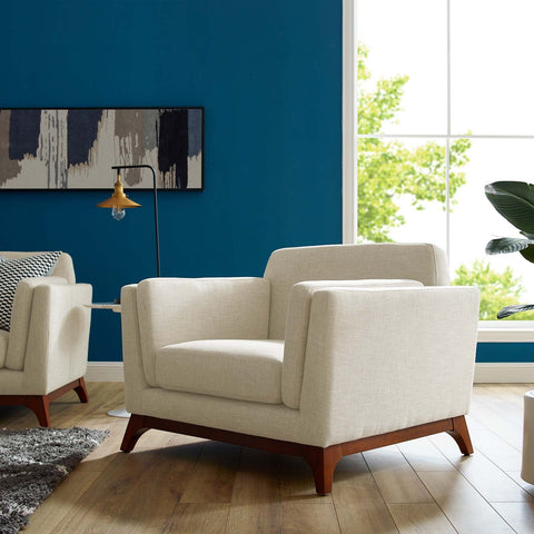 Chance Upholstered Fabric Armchair Modway Model: eei-3063