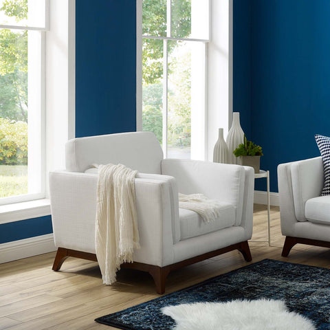 Chance Upholstered Fabric Armchair Modway Model: eei-3063