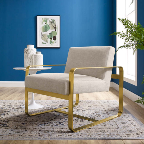 Astute Upholstered Fabric Armchair Modway Model: eei-3071