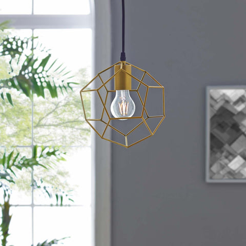 Pique Gold Metal Ceiling Fixture Modway Model: eei-3088