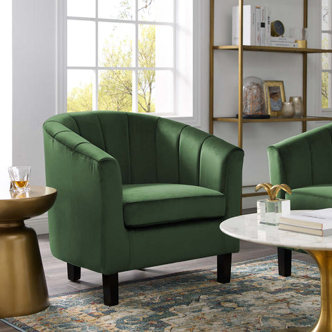 Prospect Channel Tufted Performance Velvet Armchair Modway Model: eei-3188