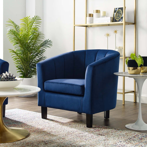 Prospect Channel Tufted Performance Velvet Armchair Modway Model: eei-3188