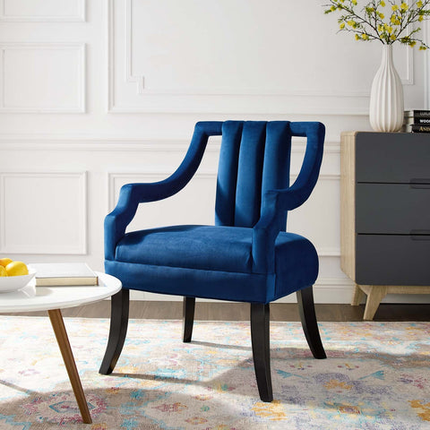 Harken Performance Velvet Accent Chair Modway Model: eei-3458