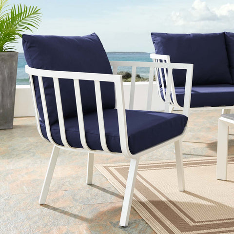 Riverside Outdoor Patio Aluminum Armchair Modway Model: eei-3566