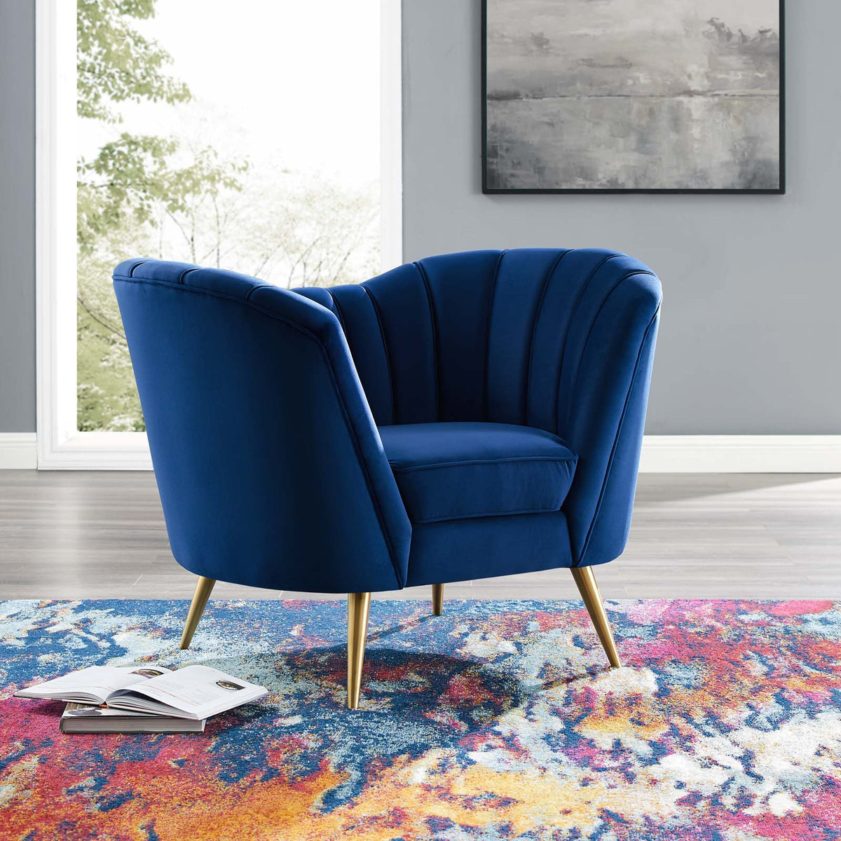 Opportunity Performance Velvet Armchair Modway Model: eei-3874
