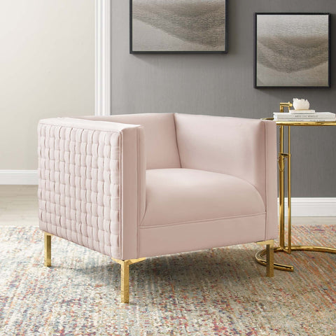 Resonate Performance Velvet Armchair Modway Model: eei-3916