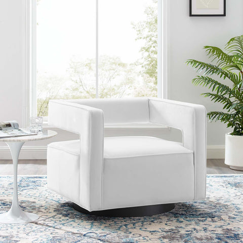 Booth Performance Velvet Swivel Armchair Modway Model: eei-3948