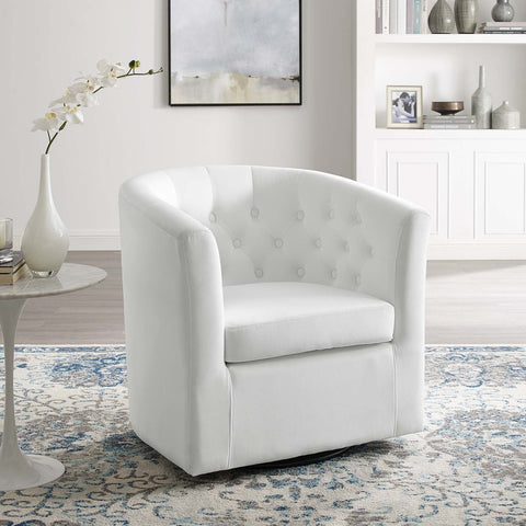 Prospect Tufted Performance Velvet Swivel Armchair Modway Model: eei-4138