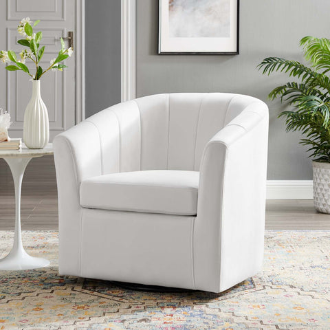 Prospect Performance Velvet Swivel Armchair Modway Model: eei-4139