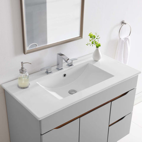Cayman 36" Bathroom Sink Modway Model: eei-4203