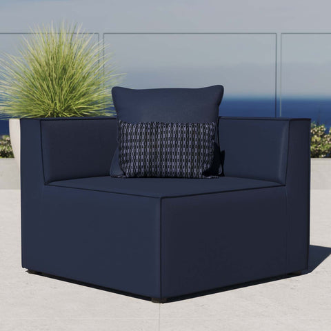 Saybrook Outdoor Patio Upholstered Sectional Sofa Corner Chair Modway Model: eei-4210