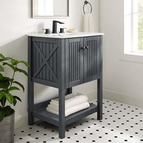 Steam 24" Bathroom Vanity Modway Model: eei-4248