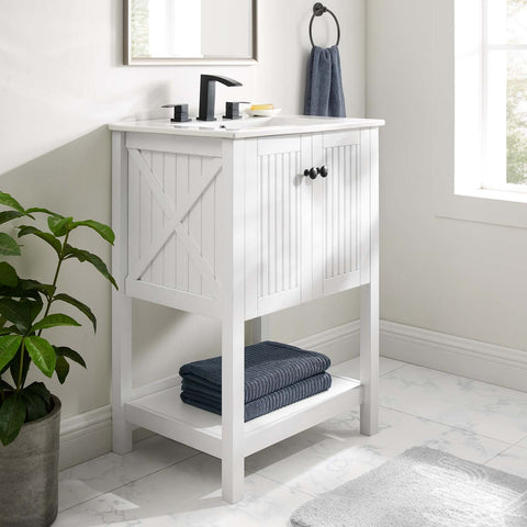 Steam 24" Bathroom Vanity Modway Model: eei-4248