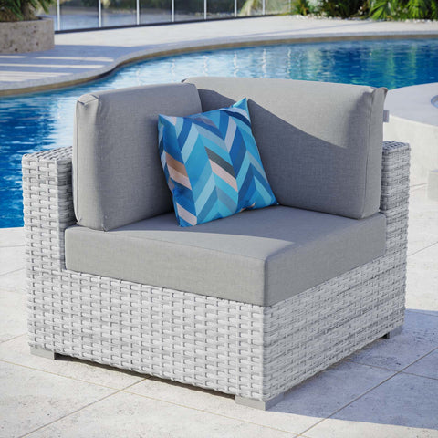 Convene Outdoor Patio Corner Chair Modway Model: eei-4296