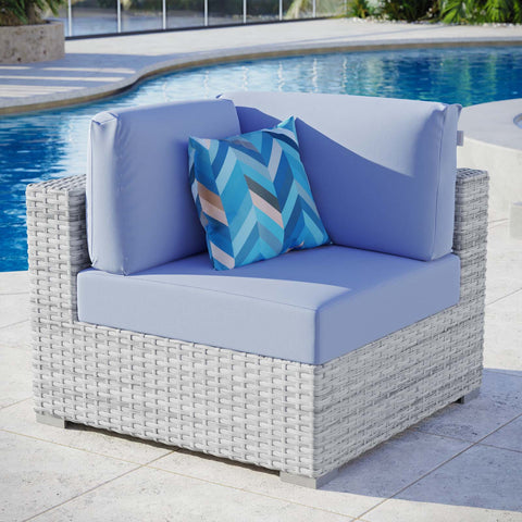 Convene Outdoor Patio Corner Chair Modway Model: eei-4296