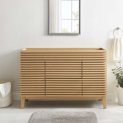Render 48" Single Sink Compatible (Not Included) Bathroom Vanity Cabinet Modway Model: eei-4341