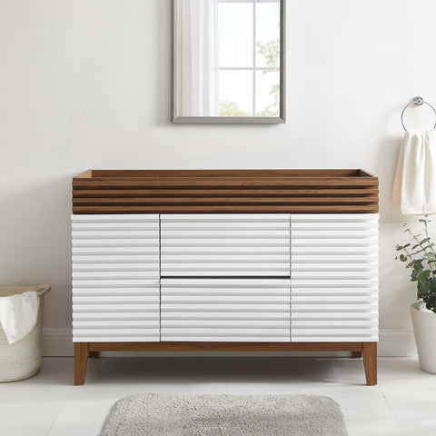 Render 48" Single Sink Compatible (Not Included) Bathroom Vanity Cabinet Modway Model: eei-4341