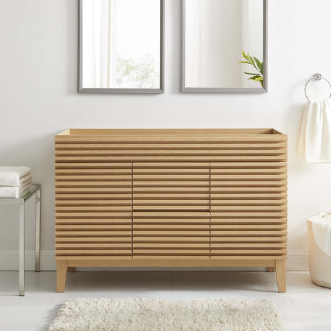 Render 48" Double Sink Compatible (Not Included) Bathroom Vanity Cabinet Modway Model: eei-4342