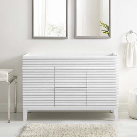 Render 48" Double Sink Compatible (Not Included) Bathroom Vanity Cabinet Modway Model: eei-4342