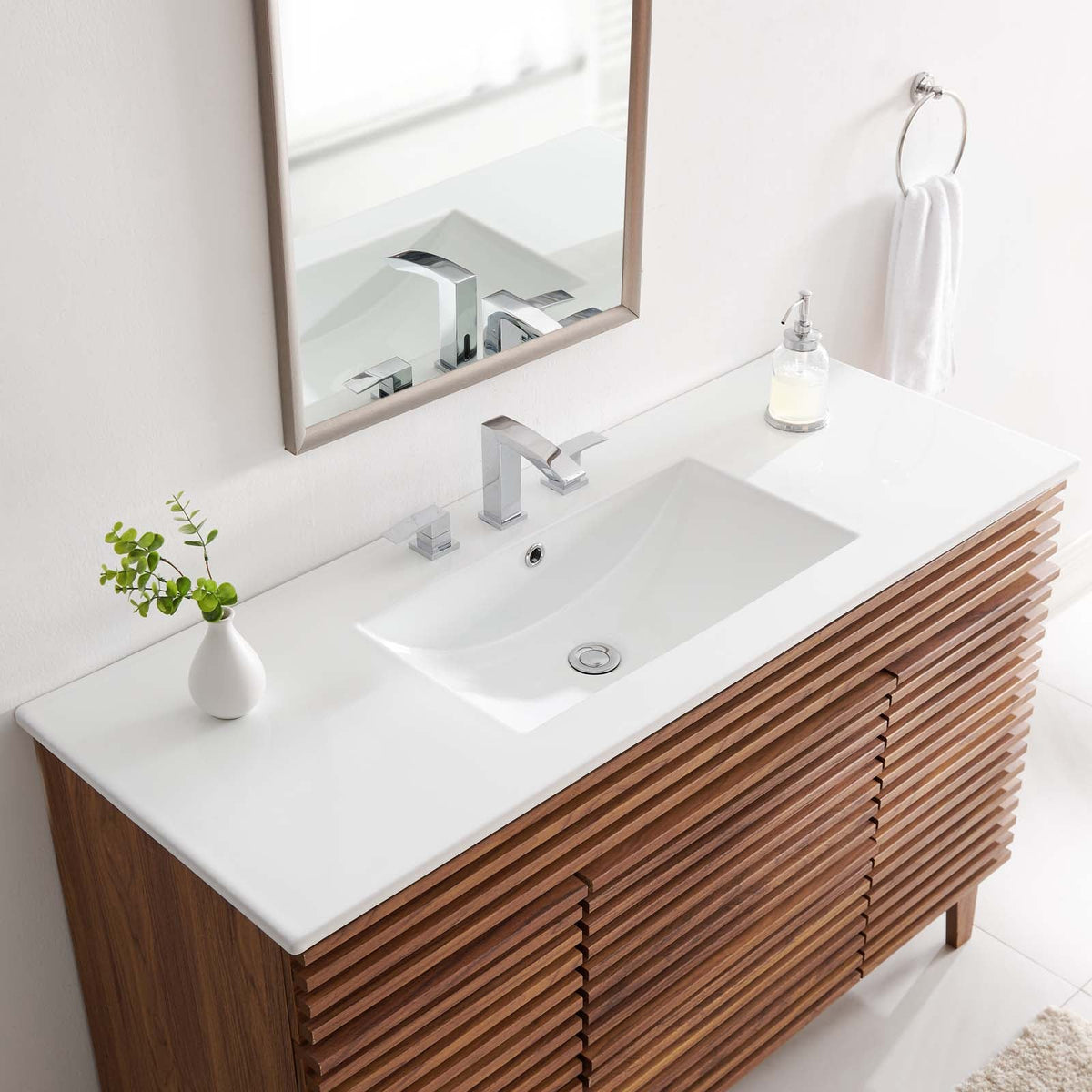 Cayman 48" Single Basin Bathroom Sink Modway Model: eei-4375