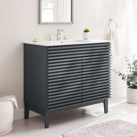 Render 36" Bathroom Vanity Modway Model: eei-4437