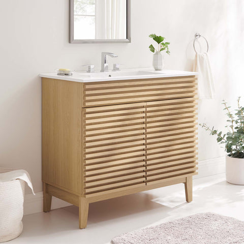 Render 36" Bathroom Vanity Modway Model: eei-4437