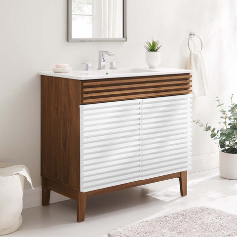 Render 36" Bathroom Vanity Modway Model: eei-4437