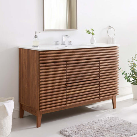 Render 48" Single Sink Bathroom Vanity Modway Model: eei-4439