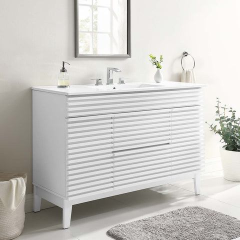 Render 48" Single Sink Bathroom Vanity Modway Model: eei-4439