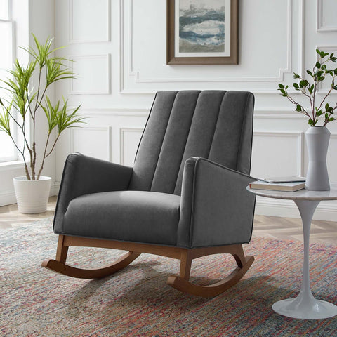 Sway Performance Velvet Rocking Chair Modway Model: eei-4456