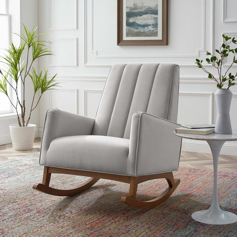 Sway Performance Velvet Rocking Chair Modway Model: eei-4456