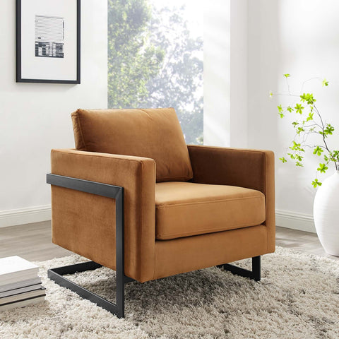 Posse Performance Velvet Accent Chair Modway Model: eei-4457