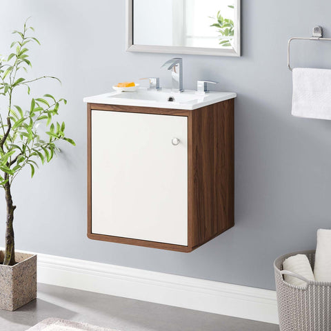 Transmit 18" Wall-Mount Bathroom Vanity Modway Model: eei-4896