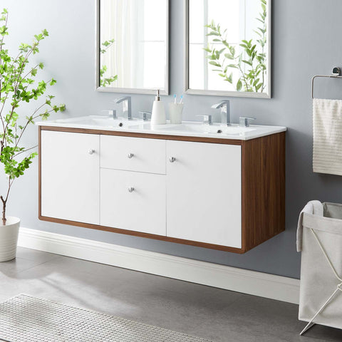 Transmit 48" Wall-Mount Bathroom Vanity Modway Model: eei-4901