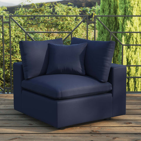 Commix Overstuffed Outdoor Patio Corner Chair Modway Model: eei-4904