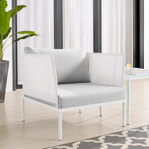 Harmony Sunbrella® Outdoor Patio Aluminum Armchair Modway Model: eei-4955